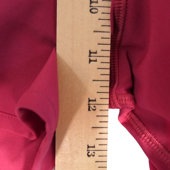 CRZ Yoga Shorts Womens Large Pink Pull On Hidden Pocket Brief Running Hike Golf - Picture 9 of 13